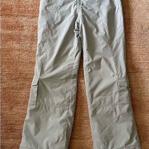 Light grey snow pants